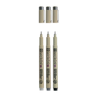 Sakura Pigma Micron 05 finelinerset, 3 stuks, 0,45 mm – afbeelding 2