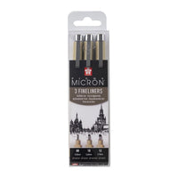 Sakura Pigma Micron fineliners Broad, set van 3