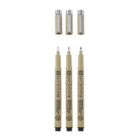 Sakura Pigma Micron fineliners Broad, set van 3 – afbeelding 2