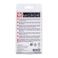 Sakura Pigma Micron grijstinten, 6 fineliners en 2 brushpens – afbeelding 3