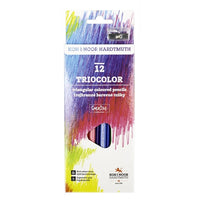 Koh-I-Noor Triocolor driekantige kleurpotloden, set van 12