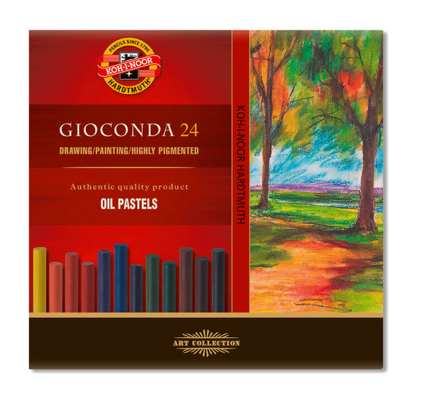 Koh-i-Noor Gioconda oliepastels, set van 24