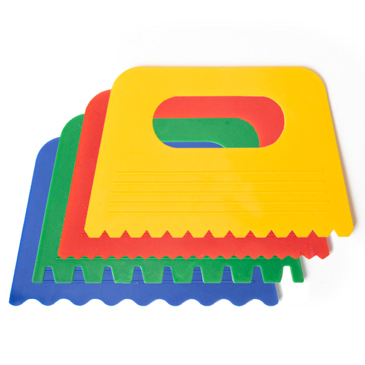 Structuurkammen ARTMiE van kunststof, set van 4