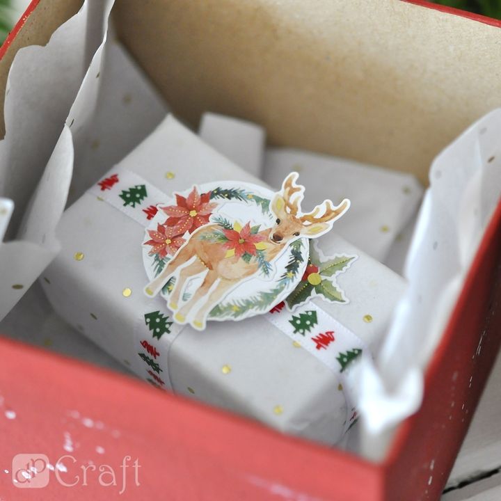 DP Craft kerststickers kersttijd, 28 stuks – afbeelding 2