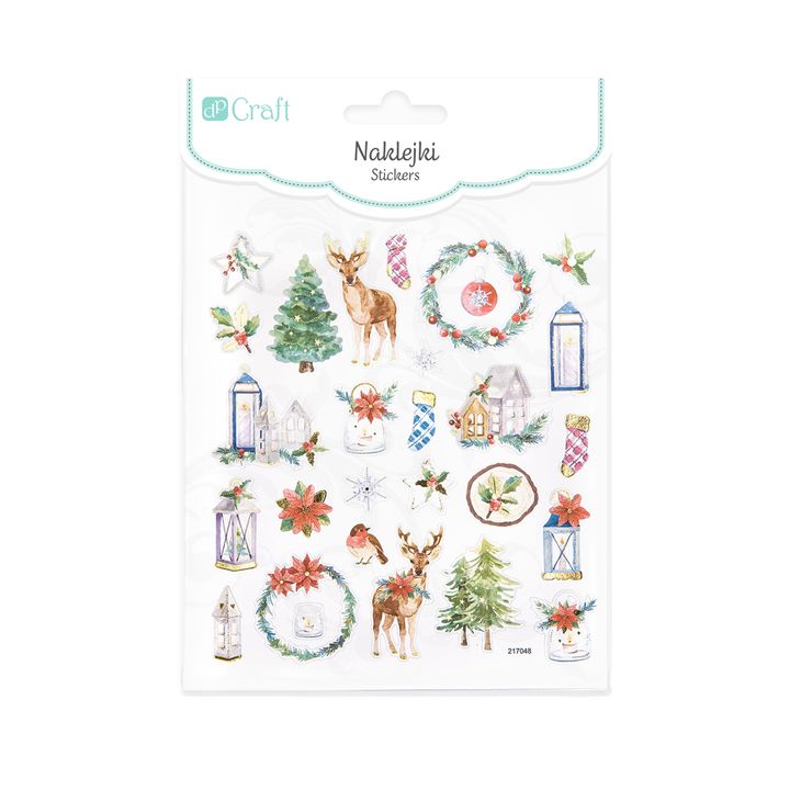 DP Craft kerststickers kersttijd, 28 stuks – afbeelding 6