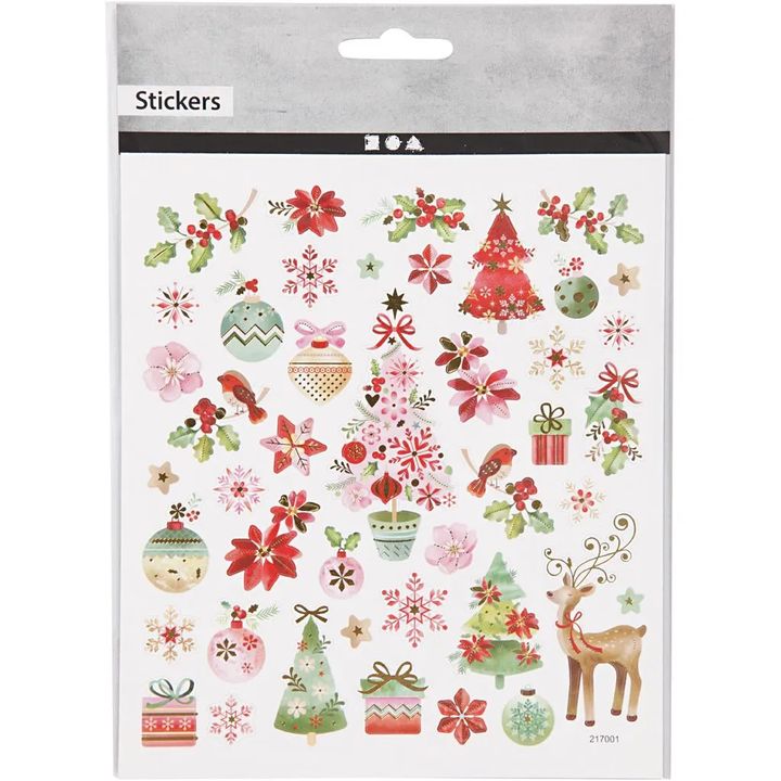 Creativ Company kerststickers Romantische kerst, 43 stuks