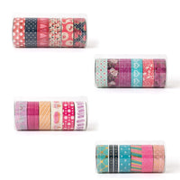 Washitape set Nassau – 6 kleuren, 15 mm × 15 m