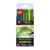 Sakura Koi brushpennen Botanical, set van 6
