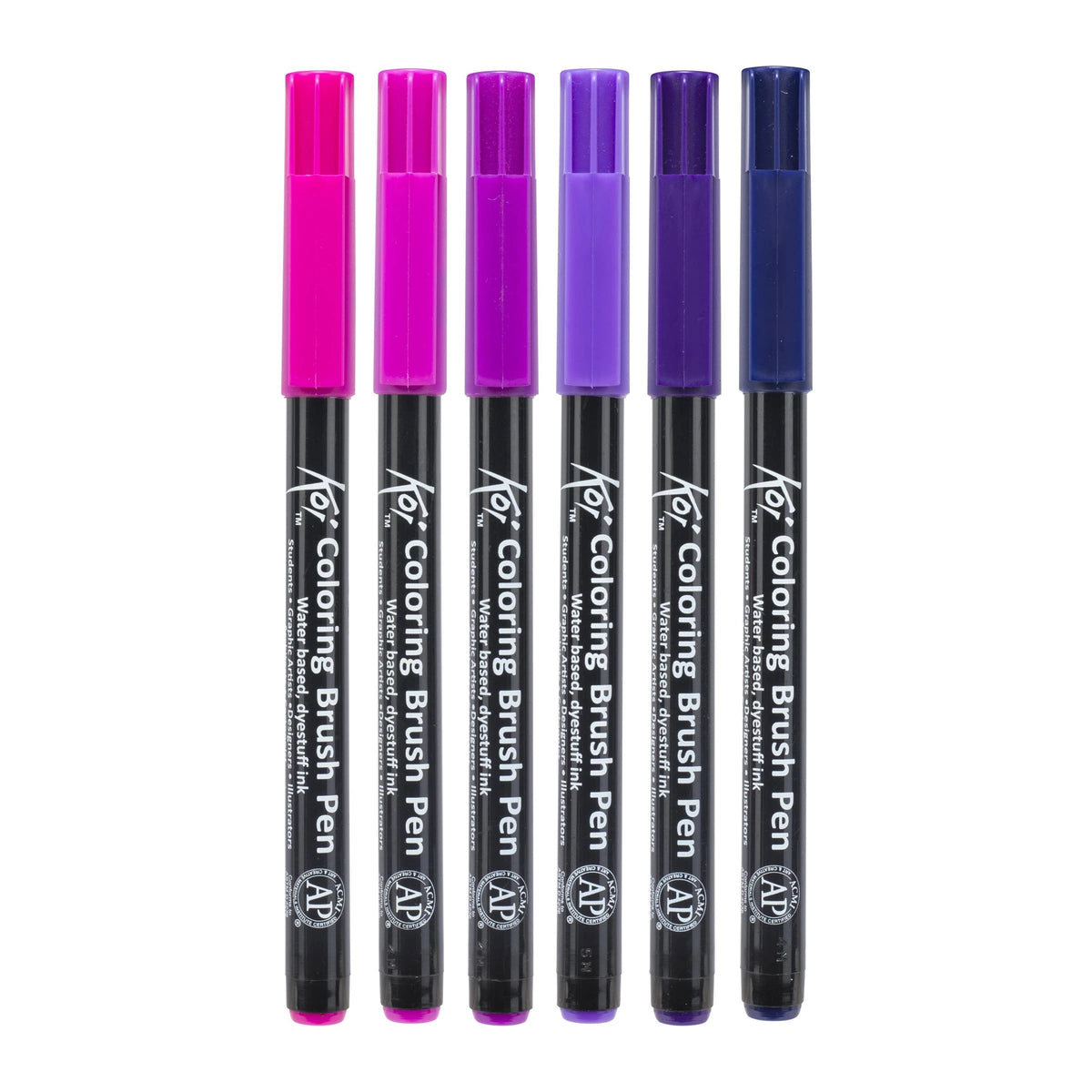 Sakura Koi brushpennen Galaxy, set van 6