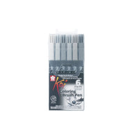 Sakura Koi Coloring Brush Pen, set van 6