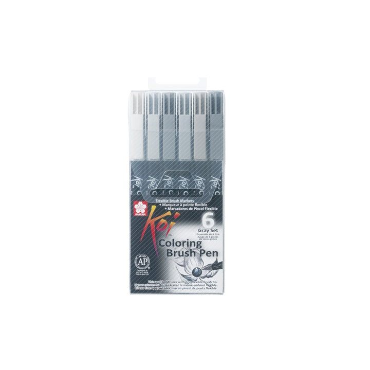 Sakura Koi Coloring Brush Pens Set of 6