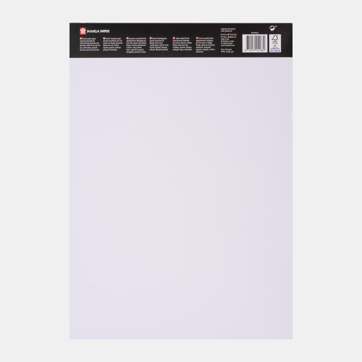 SAKURA Manga Pad 250 g/m² A5 – A3 - 20 sheets