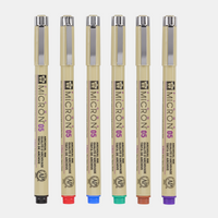 Sakura Pigma Micron 05 fineliner 0,45 mm, set van 6 kleuren – afbeelding 3