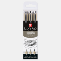 Sakura Pigma Micron fineliners Architectuur – set van 3