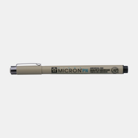 Sakura Pigma Micron PN fineliner 0,45 mm, diverse kleuren – Zwart