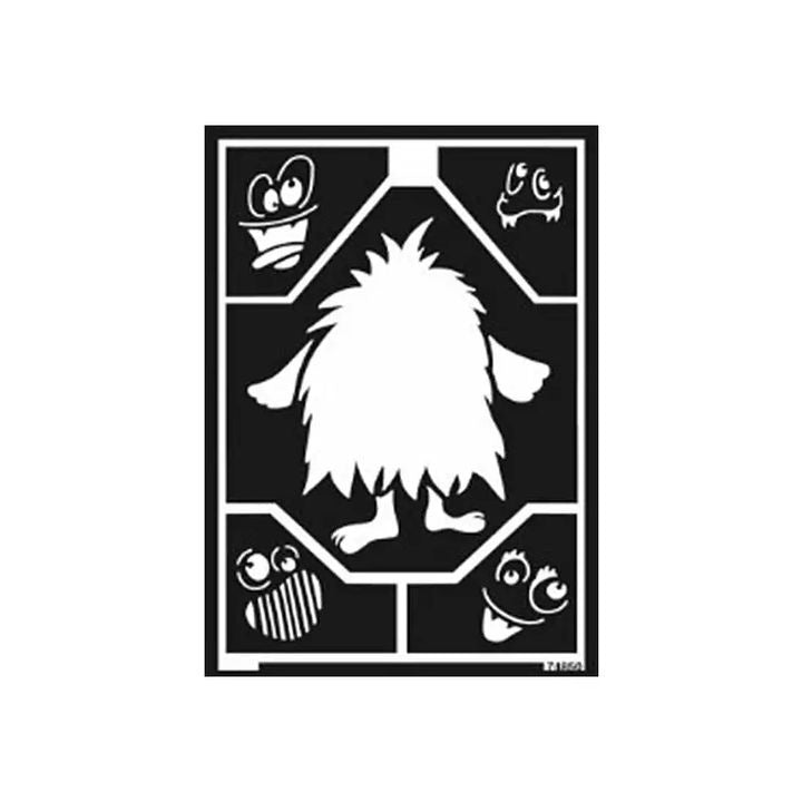 KREUL zelfklevend sjabloon Kleine monsters A5