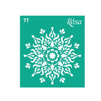 Rosa Talent zelfklevend sjabloon 9 × 10 cm – patroon 77