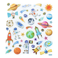 DP Craft papieren stickers ruimte, 42 stuks