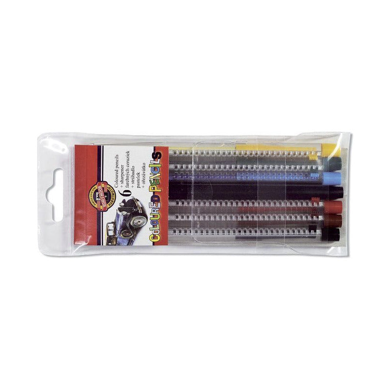 SCALA Retractable Colored Pencils, Set of 6