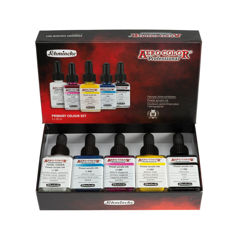 Schmincke AERO COLOR primaire set 5 × 28 ml