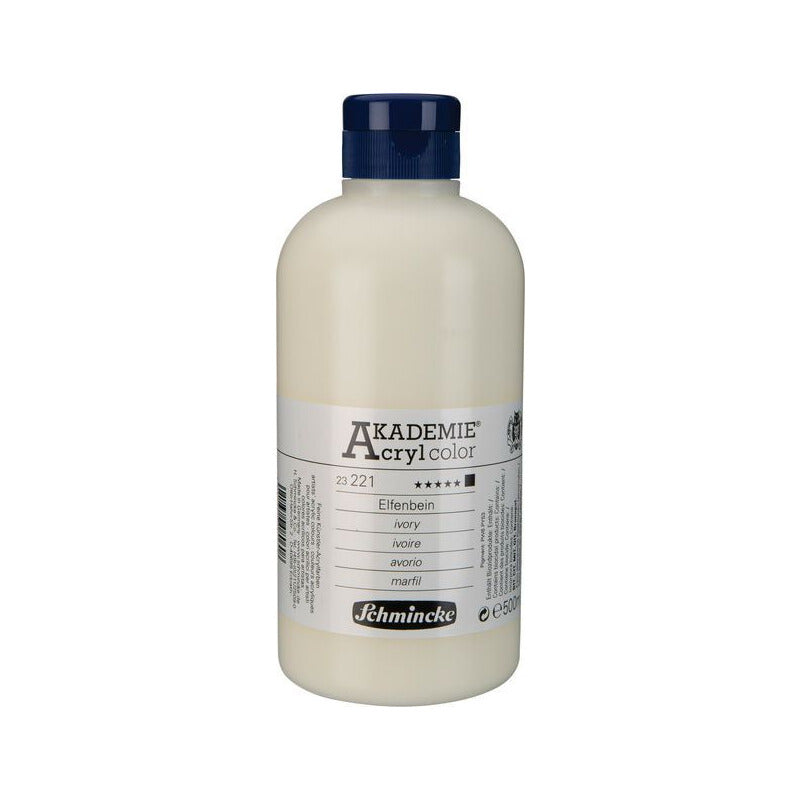 Schmincke AKADEMIE Acryl color acrylverf 500 ml – 221 Ivoor