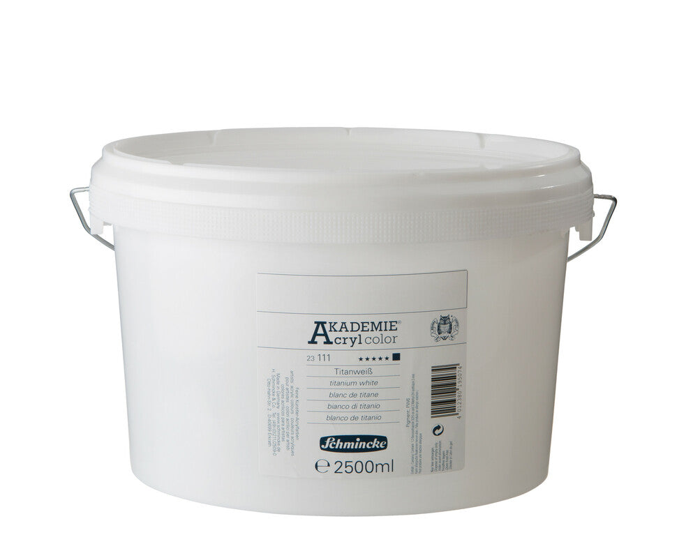Schmincke AKADEMIE acrylverf 2,5 l – titaanwit