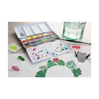 Schmincke AKADEMIE Aquarell leeg metalen etui voor 24 hele napjes