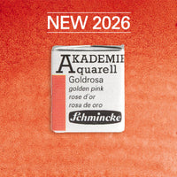 Schmincke AKADEMIE aquarelverf in half napje – 305 Golden pink