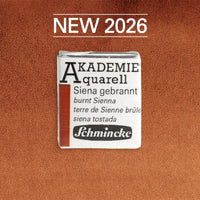 Schmincke AKADEMIE aquarelverf in half napje – 662 Gebrande sienna