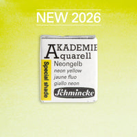 Schmincke AKADEMIE aquarelverf in half napje – 950 Neongeel