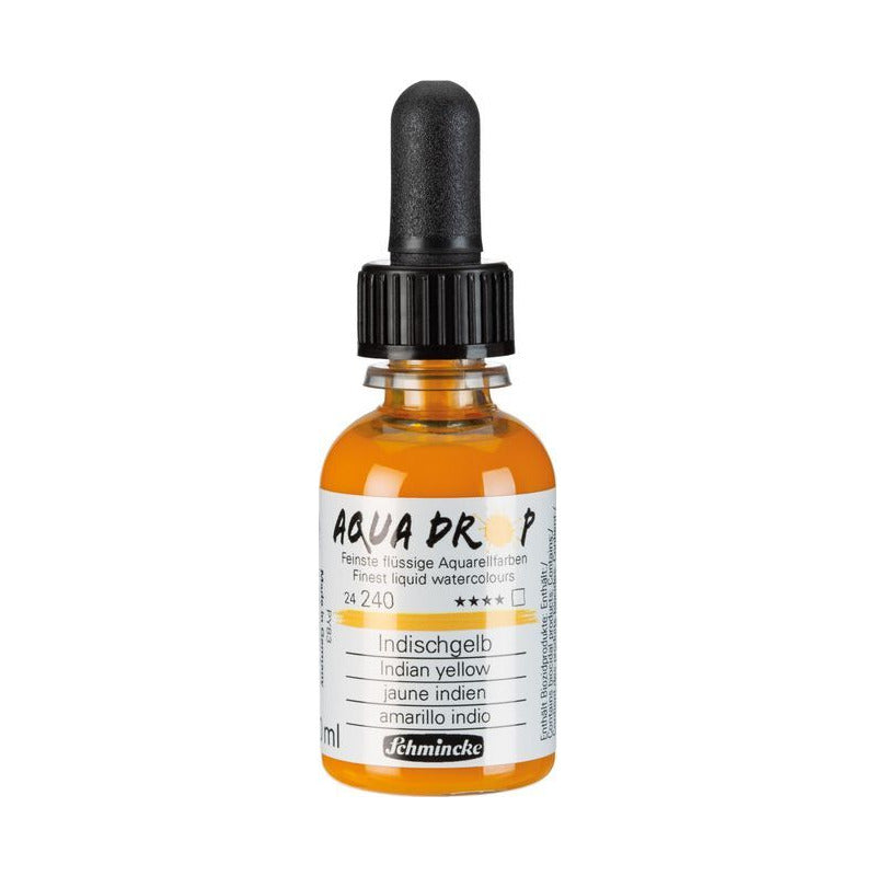 Schmincke AQUA DROP vloeibare aquarelverf 30 ml – 240 Indischgeel