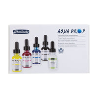 Schmincke AQUA DROP vloeibare aquarelverf, set 5 × 30 ml, primaire kleuren + wit