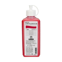 Schmincke aqua-LINOPRINT drukinkt voor linosnede 250 ml – 325 Karmijnrood