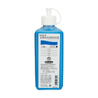 Schmincke aqua-LINOPRINT drukinkt voor linosnede 250 ml – 440 Cyaan