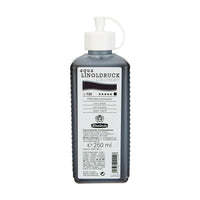 Schmincke aqua-LINOPRINT drukinkt voor linosnede 250 ml – 735 Ivoorzwart