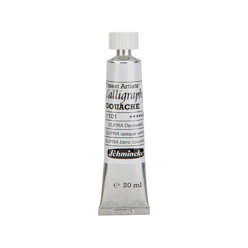 Schmincke Calligraphy Gouache 20 ml – 101 SUPRA opaque white
