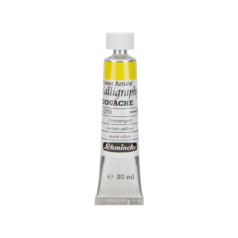 Schmincke Calligraphy Gouache 20 ml – 210 Lemon yellow