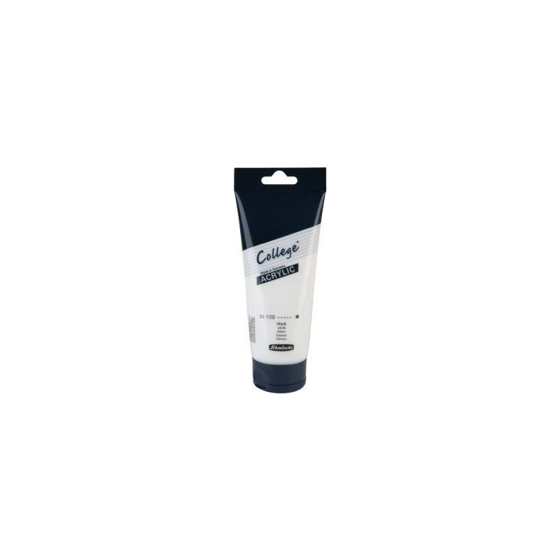 Schmincke College Acrylic acrylverf 200 ml – 100 White (wit)