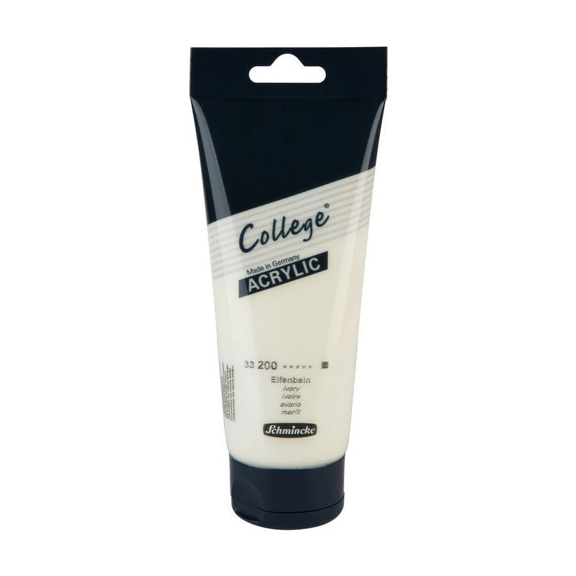 Schmincke College Acrylic acrylverf 200 ml – 200 Ivoor