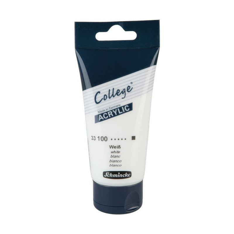 Schmincke College Acrylic acrylverf 75 ml – 100 Wit