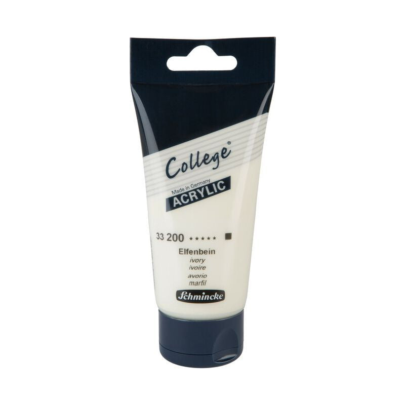 Schmincke College Acrylic acrylverf 75 ml – 200 Ivoor