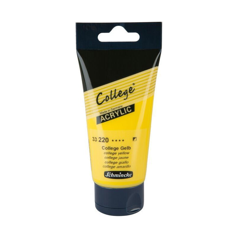 Schmincke College Acrylic acrylverf 75 ml – 220 College geel