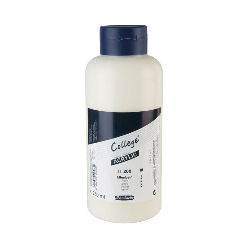 Schmincke College Acrylic acrylverf 750 ml – 200 Ivoor