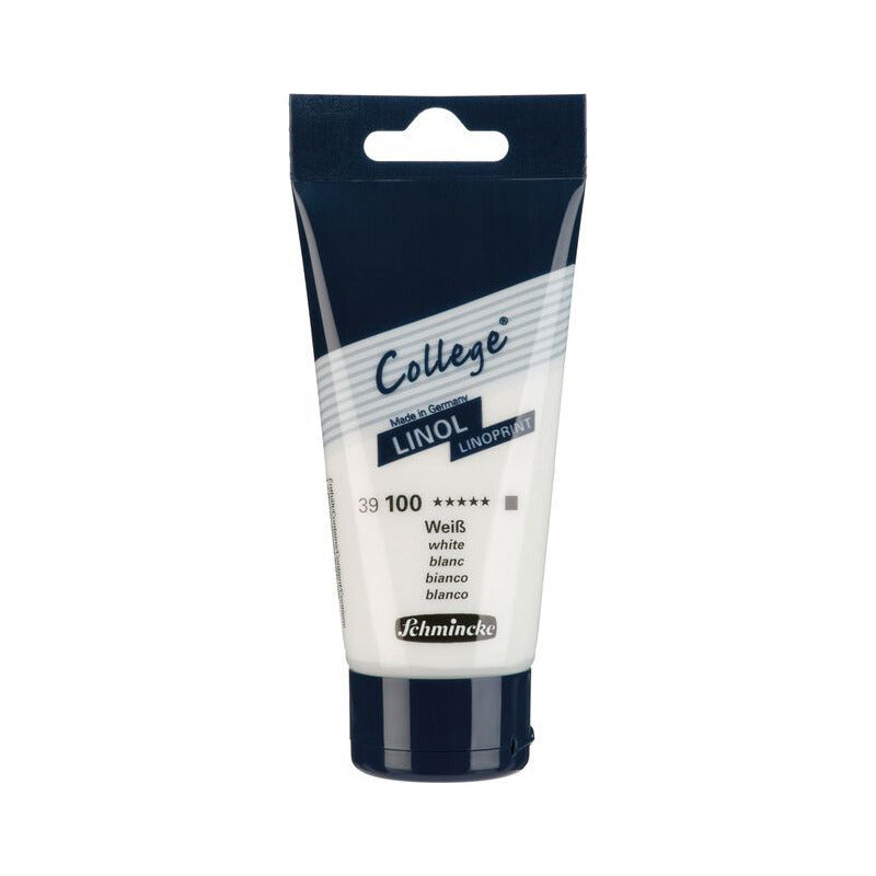 Schmincke College Linol Block Printing Color 75 ml – 100 White