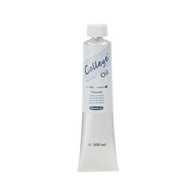 Schmincke College Oil olieverf 200 ml – 100 Titaanwit