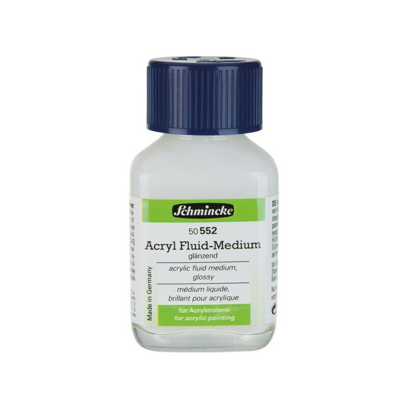 Schmincke Fluid medium glanzend, 60 ml en 250 ml