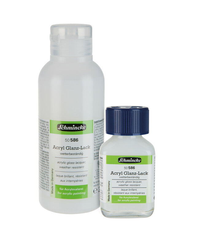 Schmincke Gloss lacquer glanzend vernis, 60 ml en 250 ml