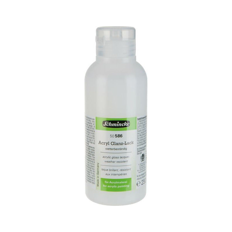 Schmincke Gloss lacquer glanzend vernis, 60 ml en 250 ml