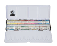 Schmincke Horadam aquarelverf 24 halve napjes in metalen etui