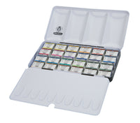 Schmincke Horadam aquarelverf, 24 hele napjes in metalen doos